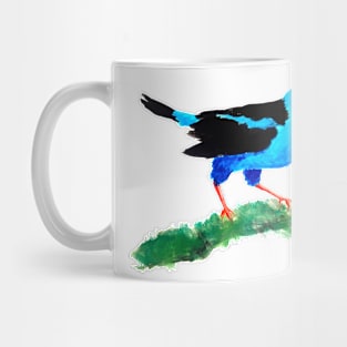 Red Legged Honeycreeper on Branch Mug